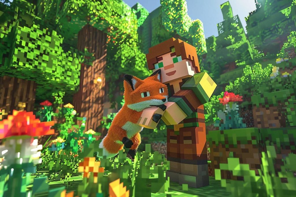 comment adopter un renard sur minecraft​